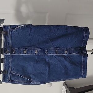Loft Denim Skirt (Size: 6)